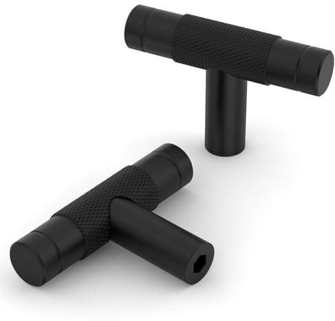 9BUILD 10 st svarta knoppar moderna möbelknoppar möbelhandtag lådknoppar möbelknoppar knoppar knoppar lådknoppar för kök EU0021