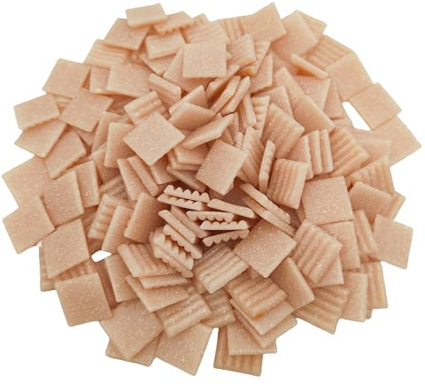 500 g kvarts mosaikplattor, 2 cm flerfärgade mosaikdelar stenar för gör-det-själv-tillverkning hantverk hobby konst hem väggdekoration (rosa)