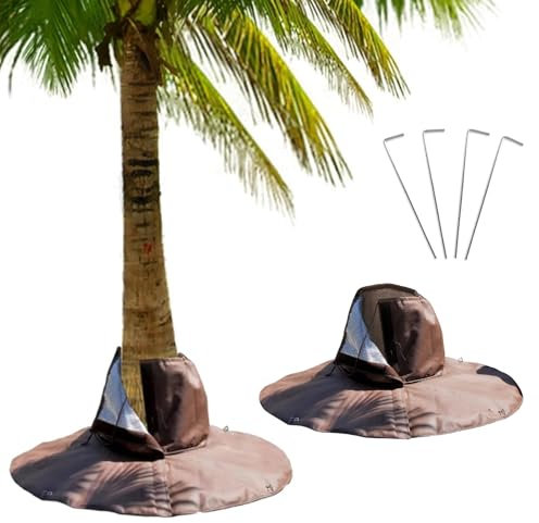 HIQE-FL Protection Hivernale des Plantes,Protection Hivernale pour Les Racines des Palmiers,Housses de Protection pour Plantes,Housse Hivernage Plante Réutilisable Convient,Protection Contre Le Gel