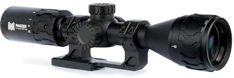 Monstrum Panzer 2-10x40 MPVO Rifle Scope with AO Adjustable Objective and Offset Scope Mount | BD3 Reticle