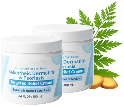 Crema Calvris para la Barba, Bálsamo Calvris para el Cuero Cabelludo, para todo tipo de piel, para un cuero cabelludo suave y aliviado (2 PCS)
