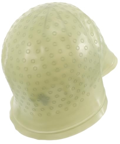 OSALADI Cuffia in Silicone per Tintura Chioma Riutilizzabile con Fori Preforati e Gancio Cappello da Parrucchiere Unisex per Mèches Precise Strumento Professionale per Colorazione