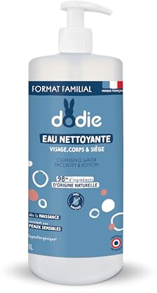 Dodie, Acqua Detergente 3 in 1, senza Profumo, 1 L