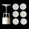 A0127 6pcs Moule pâtisserie Orientale Moule Mooncake Moule décoratif 50g de pâte Outil de Bricolage Timbre Floral 3D