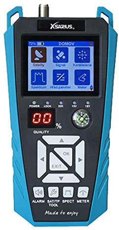 Xsarius satmeter HD Easy Pro Ultra DVB-S2/S2X professionell mätare