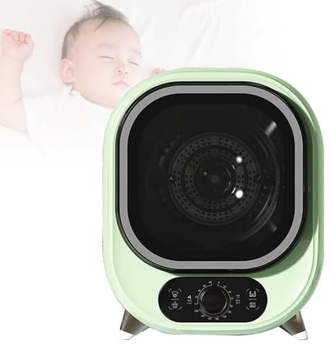 Secadora Pequeña, Secadora De Condensador Portátil, Secadora Con Ventilación 5Kg, Perfecta Para Uso En Encimera O Montado En La Pared, Mini Secadora, Capacidad De Carga 0,8Kg,Green