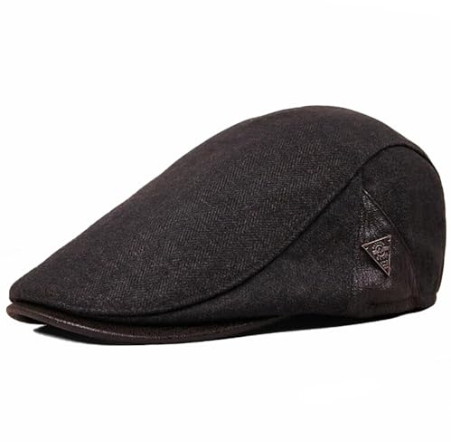 Casquette Souples Plate Beret Gavroche Homme Réglable Irlandais Gatsby Ivy