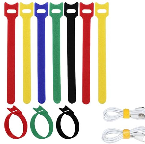 Attaches de fil, attaches de câble électrique - 10 attaches métalliques polyvalentes,Attaches d'organisation de câbles pour la gestion des fils et l'organisateur de câbles, attaches de câbles de fixat