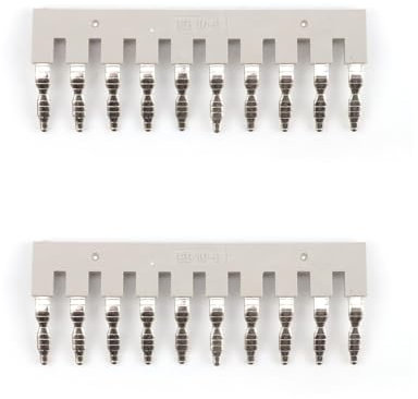 SHENGYIG 3 Pezzi UK-2.5B Morsettiera Distribuzione, Kit di Morsettiere su Guida DIN, Buon Isolamento, Elevata Capacità di Carico di Corrente, per Conversione di Linea, Progetto Fai-da-te