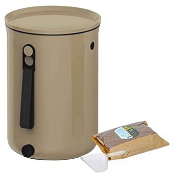 Bacs à compost d'intérieur Poubelle à compost d'intérieur Petit composteur, seau à compost avec couvercle scellé et robinet, système de compostage de poubelle de comptoir de cuisine, poubelle de recyc