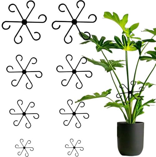 Lot de 8 supports pour plantes grimpantes Monstera - Support pour plantes grimpantes - Support pour plantes grimpantes - Support pour plantes grimpantes et alocasia - Pour tomates et hortensias