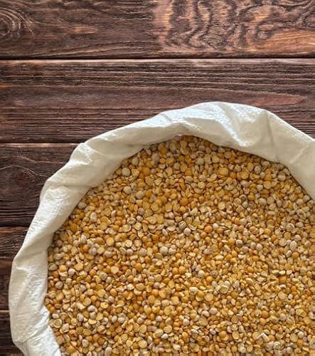 Gebrochene Erbsen 25 kg – Hochwertiges Einzelfuttermittel für Hühner, Enten, Gänse... aus eigener Regionalen Produktion