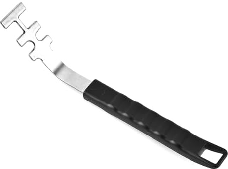 Gorise Pinza Para Parrilla, Elevador Universal De Parrilla De Barbacoa, De Acero Inoxidable, Para Placa Calefactora, Herramienta Para Parrilla De Exterior.