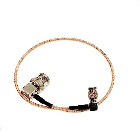 Uonecn Rechtwinkliges DIN 1.0/2.3 Mini BNC auf RG179 Rechtwinkliges BNC Koaxialkabel Videokabel für Blackmagic HyperDeck Shuttle 75ohm