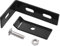 Tidyard 10 Sets Doppelstabmattenzaun Zaun Wandverbinder Wand-Verbinderset Eckverbinder Eckverbinder,Verzinkter Stahl + Edelstahl