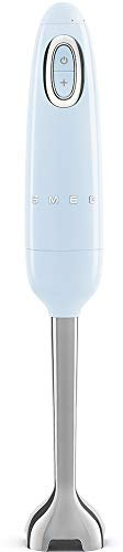 Smeg HBF22PBUK 4- in-1 Hand Blender with Potato Masher and Whisk, 700W, Pastel Blue