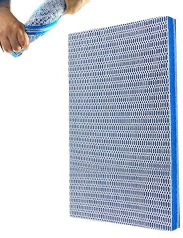 Eoixuqba Filter Floss for Saltwater Aquarium - Cuttable Fish Tank Filter Media - Aquarium Filter Sponge Media, 8-Layer Filter Pads, Fish Tank Skimmer Pond Filter Cotton Accessories