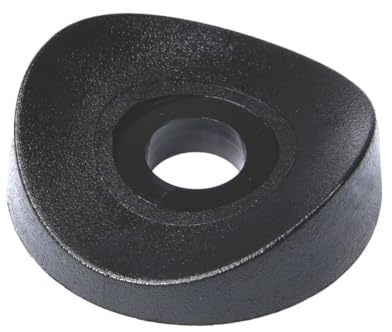 Sadelbrickor/distanser av nylon (plast), för fixering av runda rör, industriell och hemmabruk - 40–10,4 - svart - 2 st - Plastic Hardware Store