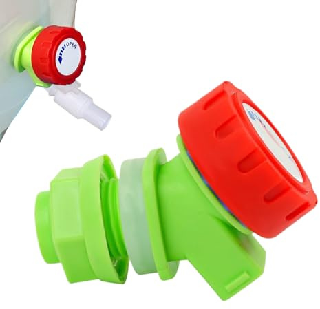 Benne per acqua Tap - Adattatore superiore per tubo e perdita - Collegamento filettato impermeabile | Rubinetto per barilotto da giardino, liore la tua esperienza accessorio per secchio di compost