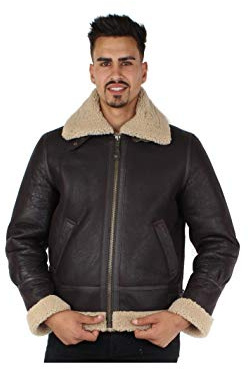 Schott NYC LC1259, Giacca di Pelle Uomo, Marrone/Beige (Cordovan/Café), XL