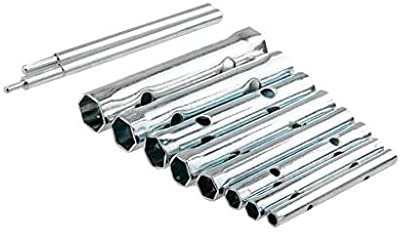 HIGO Sechskant-Rohrsteckschlüssel-Set 254 10-tlg. Set Rohrsteckschlüssel 6-22 mm