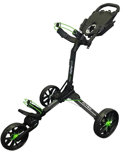 Bag Boy Nitron Chariot de Golf Unisexe, Gris/Lime, Taille Unique
