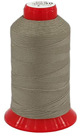 Filato per jeans da cucito, per selleria, filo in pelle, spessore 30, 875 m, colore: verde oliva