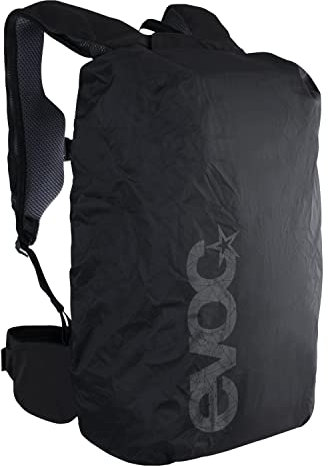EVOC RAINCOVER SLEEVE COMMUTE, Rucksackregenhülle (wasserdichte Regenhülle für EVOC COMMUTE Rucksäcke, Regenschutz Rucksack, Maße: 19 x 27 x 48 cm, Gewicht: 70 g) Schwarz