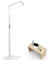 ShineMuse LED Stehlampe für Büro,UGR<16 CRI>98,Vollspektrum Tageslicht dual Stehleuchte Stehlampe dimmbar,Augenschutz Deckenfluter,2m 4000K Standleuchte Office Leselampe für Kinderzimmer weiß