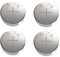 4PCS Size 13 Rechargeable Hearing Aid Batteries, Silver-Zinc Battery Size 13 Button Rechargeable Batteries for Wokyo Hearing Aid Amplifiers Battery Charger Travel Case Station
