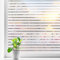 vgoltd Frosted Stripe Pattern Window Film Self-Adhesive Vinyl Privacy Film for Glass Windows Bathroom Home & Office Doors (60cm x 2m)