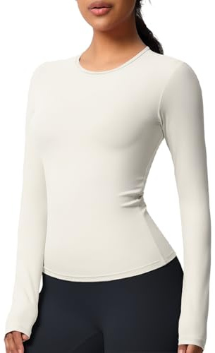 JTSON Camiseta Deportiva de Manga Corta para Mujer Transpirable Camisa Funcional T Shirt Cuello Redondo Running Camisa Elástica Compresión Top for Yoga Gym Workout Correr Fitness