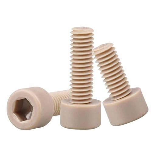 Socket Column Head, 1pc M3 M4 M5 High-strength-temperatureHex Socket Smooth Cap Head Screw Bolt(M4 45mm)