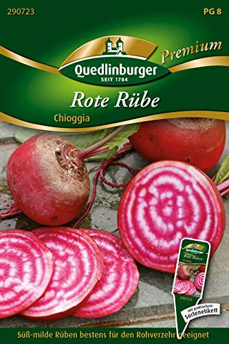 Quedlinburger 290723 Rote Rüben Chioggia (Rübensamen)