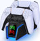 PS5 Controller Ladestation Zubehör, Dual PS5 Ladestation Controller mit RGB Light, Ladestation PS5 Controller mit 2 Std Schnelllade, PS5 Ladestation für PS5 Controller & Edge Controller(Schwarz)