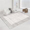 ROSURUG Teppich Für Wohnzimmer Schmutzfangmatte Waschbar Weicher und bequemer Teppich Heimdekorationszubehör für Wohn- und Schlafzimmer Teppich Hell(Grau 60X90cm)