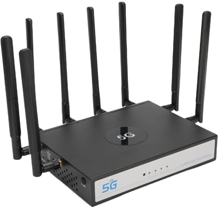 Generic 5G Wireless Router, 4.67Gbps WiFi 6 Router Dual Band for Gaming (UK Plug)