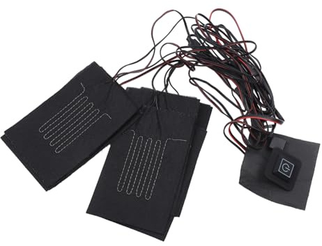 UTHCLO Cuscino Riscaldante USB Termoforo per Vestiti Termoforo USB Nero Materiale in Fibra Complessa di Temperatura Aumenta Rapidamente Tre Modalità Facile da Installare Sicuro