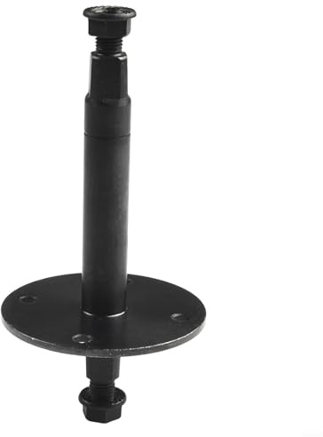 Oniissy Pedal de eje de rueda media para bicicleta, pieza de repuesto para equipo de fitness, apto para bicicletas estacionarias, construcción con múltiples (17 mm x 165 mm)