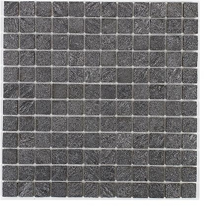 Mosaïque en pierre naturelle 30 x 30 cm - carreau 2,5 x 2,5 cm roche de mer
