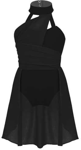 dPois Enfant Fille Académique Justaucorps Danse Classique Robe Patinage Artistique Ballet Robe Danse Lyrique Latine Tenue Danses Contemporaine Gymnastique 3-16 Ans