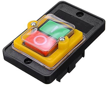 Industrial Switches Waterproof control button for bench drill, KAO-5M 220/380V 10A For Cutting Machine Bench Drill Push Button Switch (2)