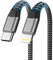USB C to Lightning Cable 2M [MFi Certified], USB C iPhone Charger Cable iPhone Wire Nylon Braided Fast Charging Lead for Apple i-Phone 14 Pro Max 13 12 Mini X XS XR SE 8