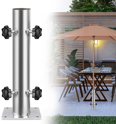 Inox Pied De Parasol,pied De Parasol Lourd,tube Pour Pied De Parasol,support Parasol Balconbase De Parasol En Acier Inoxydable, Quais, Jardin, Patios