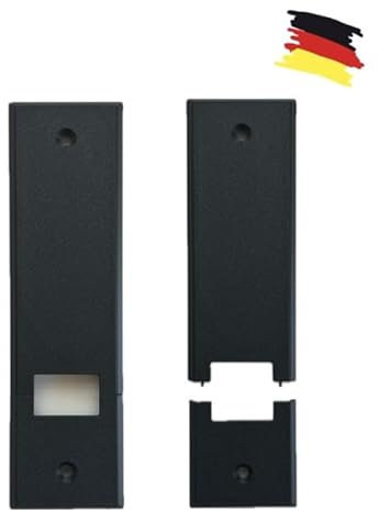 Rolladengurt Abdeckung Lochabstand 160mm, Gurtwickler Abdeckung Montage ohne Gurtausbau, DIY, Blende,Schwarz Strukture