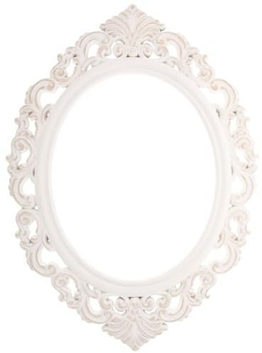 Operitacx Cornice Per Foto Vintage Cornice Antica Posto Carta Barocco Titolare Mini Ovale In Resina Europeo Di Visualizzazione Tavolo