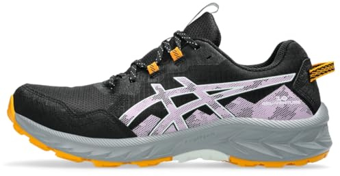 ASICS Women's Gel-Venture 10 Running Shoes, Black/Light Ube, 8.5 Wide