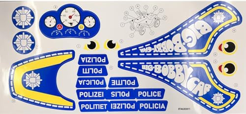 Police Big Classic Bobby Car Lot d'autocollants pour voiture police (police)