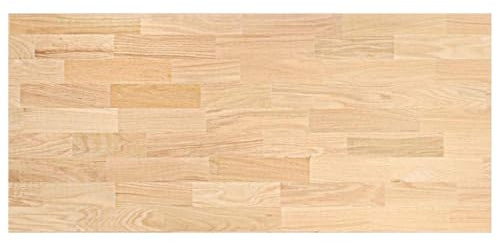 vidaXL Encimera de Cocina Rectangular Madera Maciza Roble, encimera, encimera de tocador de baño, encimera de Lavabo, encimera de baño