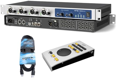RME Fireface 802 FS Audio Interface mit ARC-USB Fernbedienung und keepdrum Verlängerungskabel